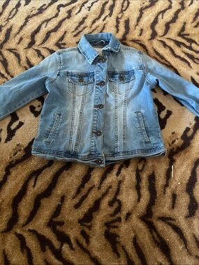 Copper Key Light Blue Denim Jacket for Kids